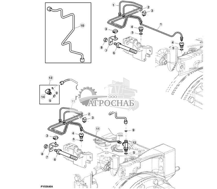 ЛИНИИ УПРАВЛЕНИЯ ПНЕВМОТОРМОЗА ПРИЦЕПА 